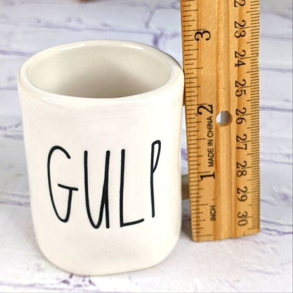 Rae Dunn GULP Ceramic Espresso Mug - (See also DRINK, SLURP & SIP Mugs) - Picture 5 of 6